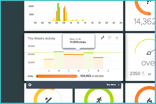for eksempel fad Utrolig Fitbit Dashboard Updated with Weekly Activity and More - Fitbit Blog