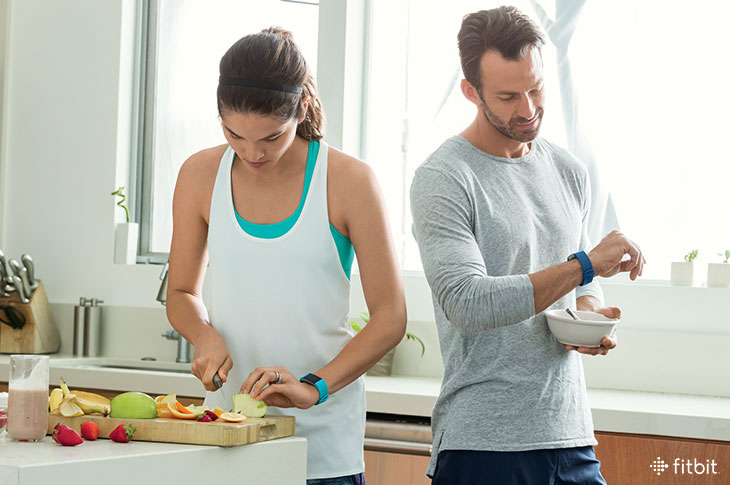 Fitbit users tracking calories in vs. out