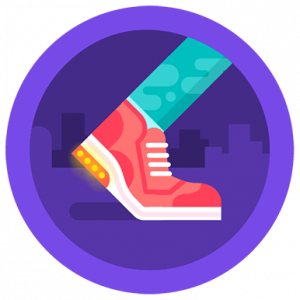 Fitbit Badges: High Tops