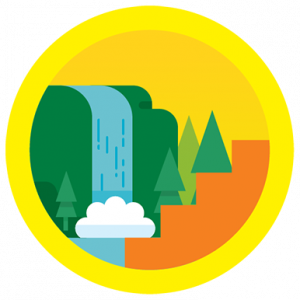 Fitbit Badges: Waterfall