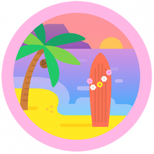 Fitbit Badges: Hawaiian Islands