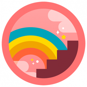 Fitbit Badges: Rainbow