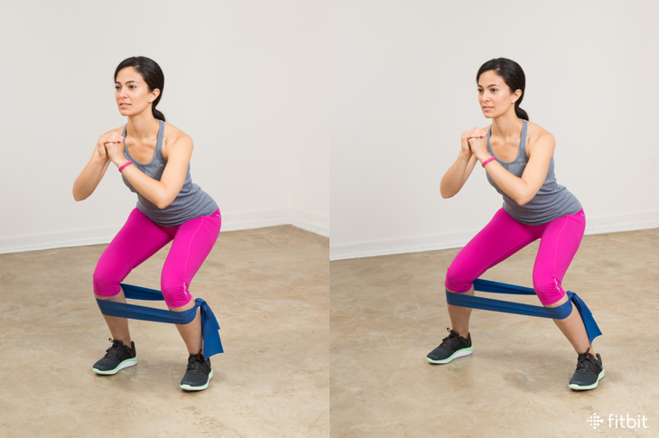 Resistance Band Exercises: Lateral Step