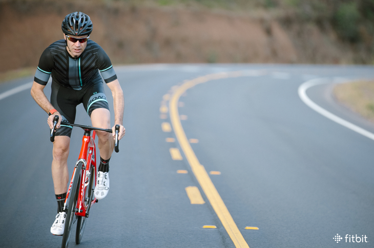 Jens Voigt cycles and pushes his limits with a challenging workout.
