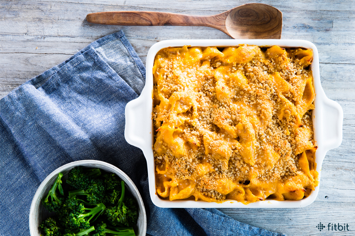Healthy recipe for butternut mac and cheese