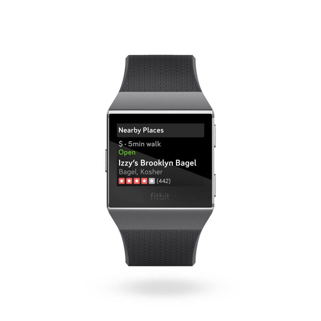 Apps for Fitbit: Yelp