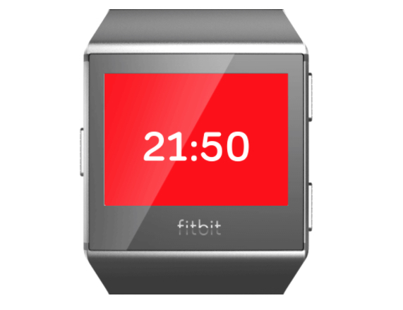 Fitbit Ionic clock face template