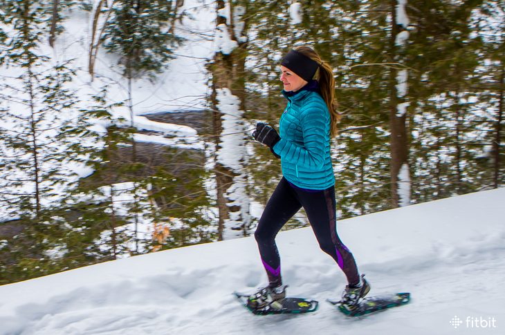 Winter workouts outdoors can be a great way to boost you calorie burn.