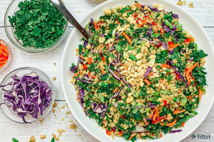 Healthy Recipe: Thai Quinoa Power Bowl With Peanut Dressing